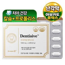 닥터메타 프리미엄 덴티시브 치아 건강 칼슘 프로폴리스 영양제, 1개, 60정