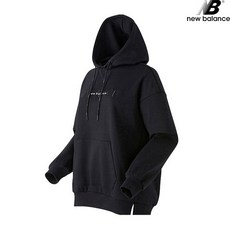 뉴발란스 NBN0B4W022-BK 소프트 후드티 여성 긴팔티