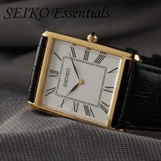 세이코 SEIKO 국내재고 세르띠에 남자 여자 가죽시계 패션시계 SWR052