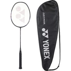 YONEX Smash 배드민턴 라켓 (G4 73g 12.7kg(28파운드) 장력) (블랙 클리어 오렌지)