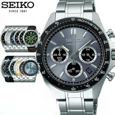 세이코 SEIKO SPIRIT 스피릿 8 남성 손목 시계 쿼츠 크로노그래프 메탈