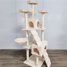 펫이랑 고양이 캣타워 8205H, 브라운, 1개