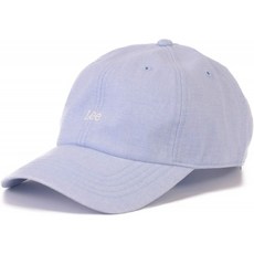 리(Lee)면마 로고 캡으로 캡 모자 CAP미니 로고 봄 여름 LINEN LOW CAP 001(75라이트 블루)
