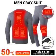 HEATED PANTS ELECTRIC USB BATTERY POWERED MEN'S WARM FOR MEN FLEECE THERMAL UNDERWEAR WINTER SKI