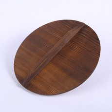 나무뚜껑 돌솥 덮개 냄비뚜껑 뚝배기 업소용 원형 식당, 직경 32CM, 1개