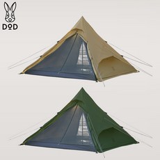 DOD 도플갱어 원폴텐트 패밀리형 2컬러 T6-817-KH T6-817-TN, 카키