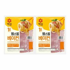 CJ 씨제이 햄스빌 베이컨, 2개, 165g