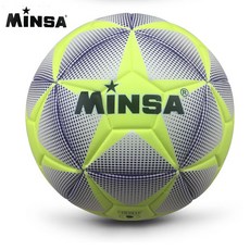 새로운 브랜드 minsa a ++ 표준 축구 공 pu 축구 공 훈련 공 축구 공식 크기 5 및 크기 4 bal|pu soccer ball|quality soccer ba, 1개, As the picture 5 ST9