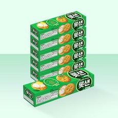 롯데제과 롯데샌드 파인애플 105g x 6개 /간식 크래커, 단품