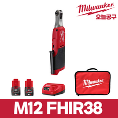 [밀워키] 12V FUEL / 3.0Ah 하이스피드 임팩트 라쳇_3/8인치 M12 FHIR38-302B, 1개