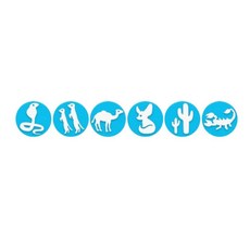 놀이 도장 라인 놀이 6종세트 스탬프 사막 미술놀이, 1개