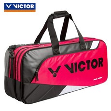 VICTOR 빅토리 배드민턴 가방 숄더 직사각형 비도 1216년 12 개 포장 대용량 8609 숄더백대, BR8609D 레드