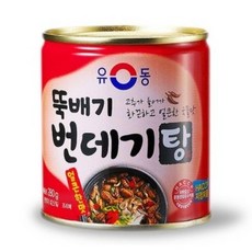 유동 뚝배기 번데기탕 얼큰한맛, 280g, 10개