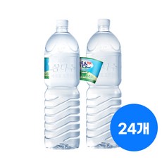 제주 삼다수 그린 무라벨 2L x 24병 생수 [재고 부족시 유라벨 발송]