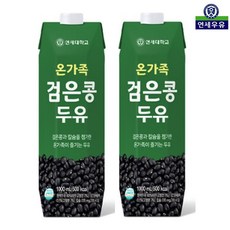 연세두유 온가족 검은콩두유 고칼슘두유, 1000ml, 12개