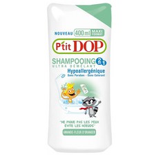 (묶음) 쁘띠디오피 하이포알러지닉 2 in 1 샴푸 아몬드+오렌지블로섬 400ml 4개 Ptit DOP Shampoo