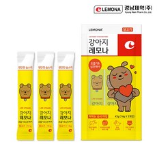 [경남제약] 강아지 레모나 호흡기&심장케어 (닭고기) 강아지 영양제 츄르타입 / L-카르니틴 타우린 비타민 미네랄, 3개