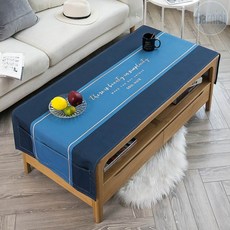 거실장티비다이 덮개 천 협탁보 커버서랍장테이블러너, 헤이즈 블루(GE21)_80 x 190cm