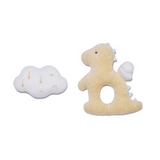 [M밍크뮤D] (용띠해) (YE)콩콩딸랑이SET 장난감 33W70BHD01 출산준비물 신생아선물 배내수트 배내저고리, 옐로우(01)/FREE, 없음, 옐로우(01)/FREE