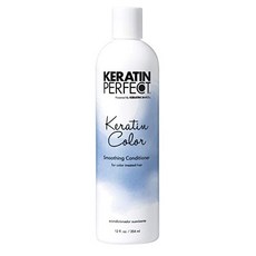 Keratin Perfect Color Smoothing Conditioner - For Color Treated Hair Softens & Protects - Prolongs, 12 Ounce