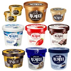 빙그레) 투게더 아이스크림 대용량 세트 추억의 퍼먹는 컵아이스크림 배달 1. 바닐라 미니어처 270ml x 8개