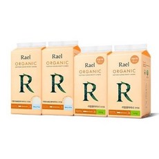Rael 유기농 순면 라이너 롱 36p x 2팩 + 초슬림 70p x 2팩 세트 3세트