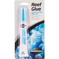 20g Seachem Reef Glue Cyanoacrylate Gel Coral Frag Mounting 20g (001167), 1개 - seacscreen