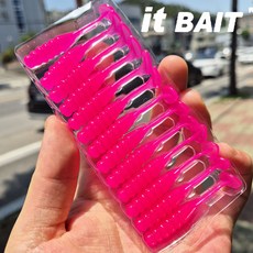 잇베이트 팔팔이쉐드 갈치 풀치 볼락 웜, 936(핑크), 1.32g