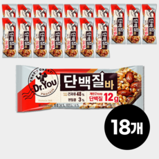 오리온 닥터유 단백질바 고단백질 프로틴 보충 Orion Dr.You Protein Bar, 50g, 18개