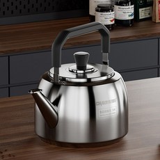 CookNest 304 스텐 휘슬 인덕션 주전자, 1개, 은색, 4L