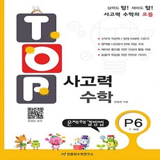 천종현수학연구소 TOP 탑 사고력 수학 P6 - 문제해결방법, 상세 설명 참조