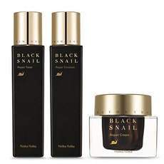 홀리카홀리카 프라임 유스 블랙 스네일 리페어 토너+에멀젼+크림