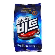[메가마트]때가 쏙 비트 리필 3kg(1+1)행사, 1개