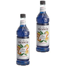 모닌 블루 큐라소 플레이버링 시럽 1L 2개 Monin Blue Curacao Flavoring Syrup