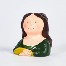 북유럽 인테리어 명작 캐릭터 레옹 마틸다 화분, 모나리자화분