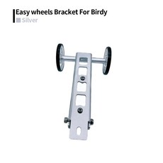 자전거 트레일러 Litepro 브래킷 Birdy 1/2/3 접이식 푸시 주차 랙 좁은 Easywheels BMX 부품, [01] silver easy wheels, 1개