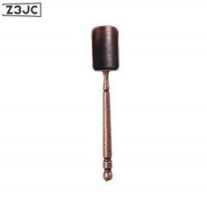 Z3JC 합금 티스푼 티스푼 티스푼 쿵푸 다기 다도 액세서리, 금테 티스푼-적동, 1개