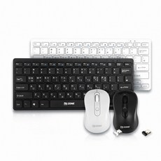 DDZONE 미니 무선 키보드마우스 세트, 텐키리스, 블랙, DMK-900M