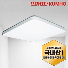 국내산 금호전기 번개표 LED 사각방등 50W LED거실등 조명 플리커프리 6500K, 사각방등 50W 주광색