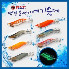 알짜낚시 백경 타이니 에기슷테 호래기 에기 슷테 호래기 루어, 1.8호-3번