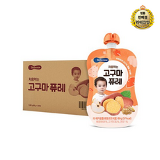 베베쿡 처음먹는 퓨레, 고구, 80g, 60개 - 베베쿡퓨레