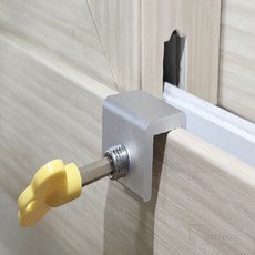 MINGA 창문 열림방지 창틀 고정장치 스토퍼 문열림방지, 2구, 1개