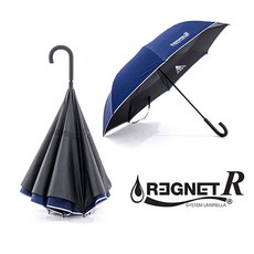 REGNET [REGNET] 레그넷 R. 친환경 소재를 사용한 수동 거꾸로 우산 우산>>남녀공용장우산