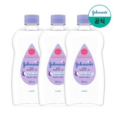 존슨즈베이비 베드타임 오일, 500ml, 3개