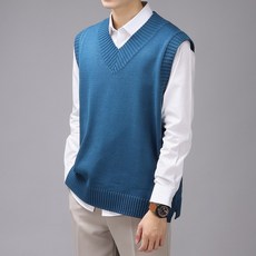 남자옆트임니트조끼