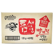 틈새라면빨개떡(멀티) 120Gx5입팔도 BOX(8), 단품, 120g