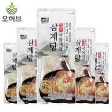 오허브 국산 삼계탕재료 티백 삼계탕티백, 5개