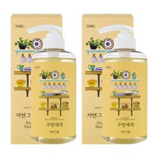 자연유래성분 자연그램 주방세제 500ml 아기젖병세제, 2개