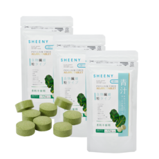 일본직배송 SHEENY 시니 차전자피 식이섬유 녹즙알 1일 1.67g (12정) 30일분 수용성 불용성 식이섬유 본사직영 3개, 360정