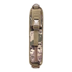 후레쉬 전술 Molle EDC 파우치 백팩 어깨 스트랩 가방 손전등 홀더 야외 사냥 액세서리 잡화 도구, A CP, 03 MC, 1개